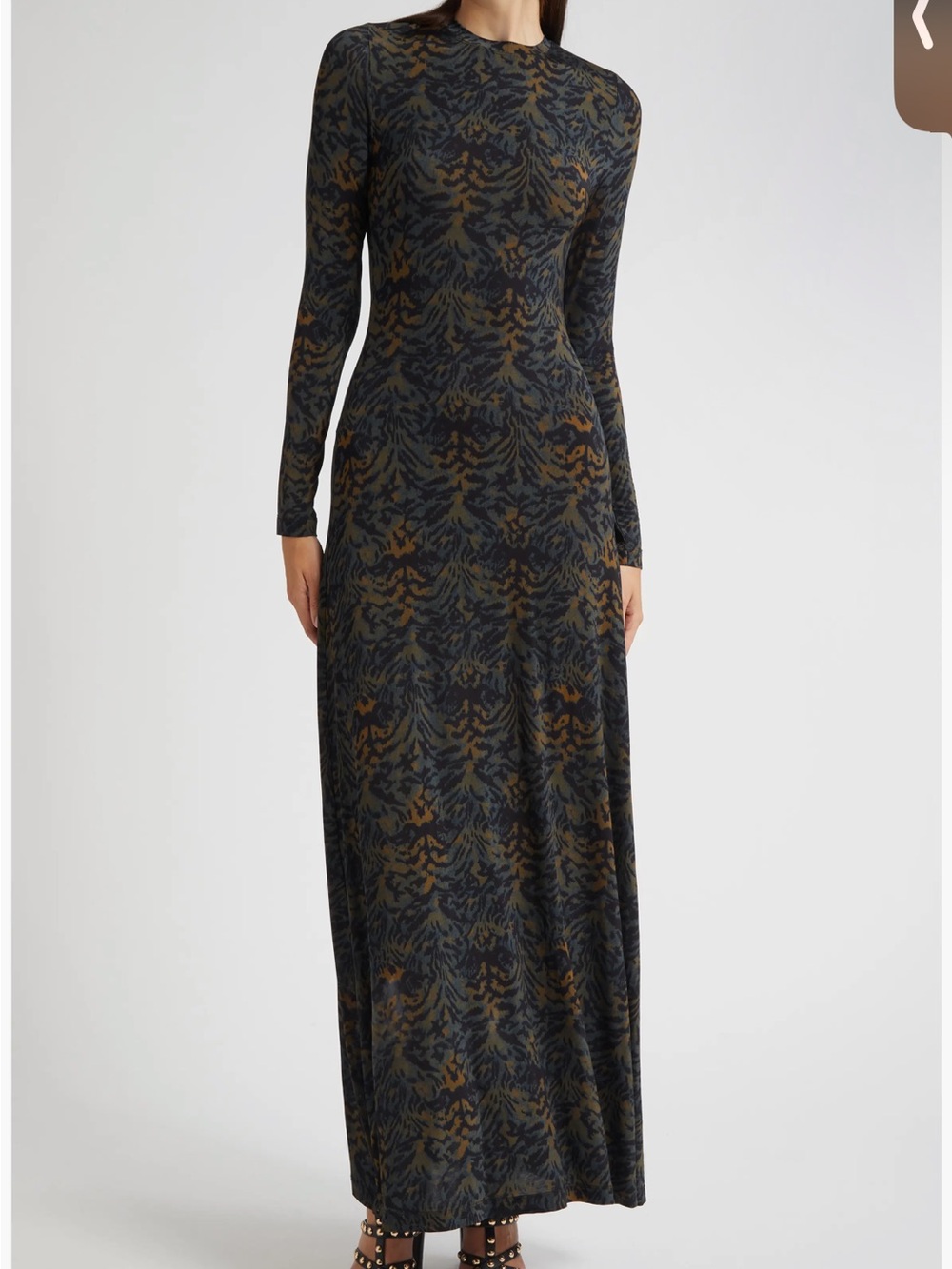 ULLA JOHNSON Amari Long Sleeve Knit Dress
